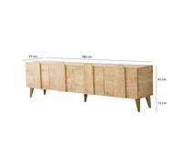 Hanah Home New Line - Sapphire Oak v2 Soporte para TV Roble