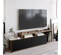 Hanah Home Nexera Soporte para TV Nogal y Negro