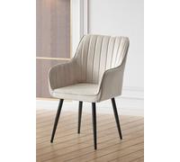 Hanah Home Nova Silla Crema y Negro