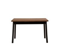 Hanah Home Oliver Open - Barok Black Mesa de Comedor Extensible