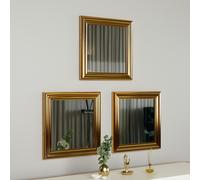 Hanah Home Otto - Gold Juego de Espejos (3 Piezas)