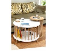 Hanah Home Peka-Set108 Blanco y Roble Zafiro