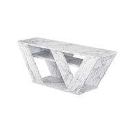 Hanah Home Pipralla - Carrara Marble Soporte de TV