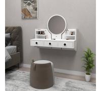 Hanah Home Polina Mesa de Maquillaje Blanca