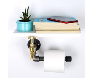 Hanah Home Portarrollos de papel higiénico Blanco