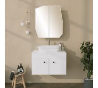 Hanah Home Quartz Cabinet - Blanco