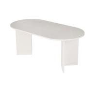 Hanah Home Sablin Mesa de Comedor Blanco Madera