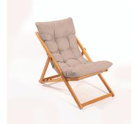 Hanah Home Silla de Jardín en Madera de Haya Marrón y Natural