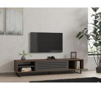Hanah Home Soporte de televisión, Melamina, Nogal Anthracite, Talla única