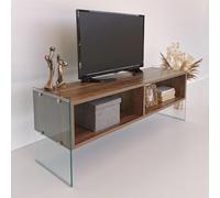 Hanah Home Soporte de televisión, Melamina, Nogal, Talla única
