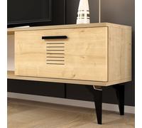 Hanah Home Soporte de televisión, Melamina, Roble Zafiro, Talla única