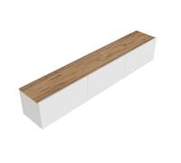 Hanah Home Soporte para TV Blanco y Pino Atlántico