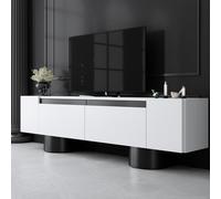Hanah Home Soporte para TV Bohem Blanco y Negro