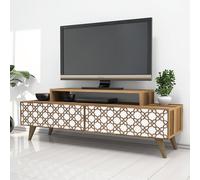 Hanah Home Soporte para TV City - Nogal, Blanco