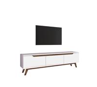 Hanah Home Soporte para TV D1 - 794 Blanco y Nogal