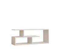Hanah Home Soporte para TV escandinavo, Blanco, 100 cm x 40 cm x 29,6 cm, Tablero de partículas Recubierto de melamina, 18 mm de Grosor, Elegante y Funcional para Salas de Estar Modernas