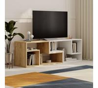 Hanah Home Soporte para TV Glis - Roble Zafiro y Blanco