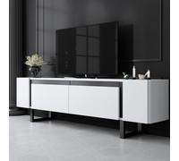 Hanah Home Soporte para TV Yildiz Blanco y Negro