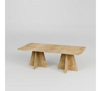 Hanah Home Tabla de café de Roble Zafiro, 120 x 60 x 40 cm, 100% melamina, 18 mm de Grosor, Elegante y Duradera para Espacios de Vida Modernos