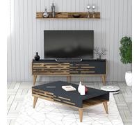 Hanah Home Valensiya 140 - Nogal y Antracita