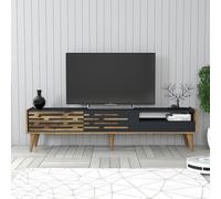 Hanah Home Valensiya Soporte de TV Nogal y Antracita