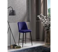 Hanah Home Vento - Sax Blue Taburetes de Bar (2 Piezas)
