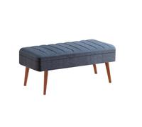 Hanah Home Vina 1048 - 2 Nogal y Azul Oscuro