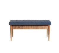 Hanah Home Vina Bench Dark Blue, Atlantic