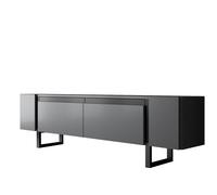 Hanah Home Yildiz Soporte para Televisión Antracita y Negro