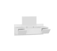 Hanah Home Zakkum Mesa de Maquillaje con Espejo Blanco