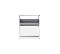 Hanah Home Zapatero Blanco con 2 Cajones