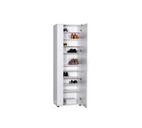 Hanah Home Zapatero con Puerta de Espejo Blanco