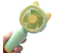 Hand Held Fans Rechargeable - Cartoon Portable | Quiet Mini Personal Fan