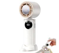 Handheld Fan Rechargeable | 100 Speeds Quiet Bladeless Powerful 13000 RPM