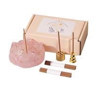 Handmade Flower Ash Catcher - Incense Stick Holder Burner, Durablee Tray For Yoga SPA Room Meditation Relaxation | Aromatherapy Home Uses, Incense Ash Tray, Flower Burner Holder, SPA Stand