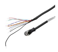 HangTon - Cable de alimentación IO de 12 pines para KATHREIN RRU ARU Zebra FXR90 lector de código RFID Cognex actuador sensor codificador, codificador M12 A macho en ángulo recto a cable desnudo 30 m