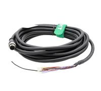 HangTon Cable IO de alimentación de 12 pines para KATHREIN RRU ARU Zebra FXR90 lector de códigos RFID, cognex actuador, codificación M12 A macho a cable desnudo, 30 m