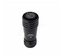 HangTon SA20 Conector Circular de aviación de 2 Pines BLUETTI AC200P 25A Alimentación IP67 8-12mm Enchufe de Cable Contacto Hembra (2 Pines, SA2010/S)