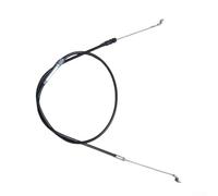 HanOaki Cable de embrague para cortacésped HYM 211901HYM de 1386 mm, pieza de repuesto de doble pata de perro con ajustador de metal, funda de plástico blanca para cortacéspedes de gas e inalámbricas