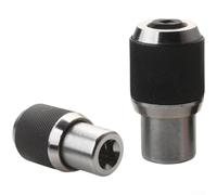 HanOaki Enchufe de grifo con conexión de 3/8 pulgadas y abrazadera ajustable para un rendimiento fiable con grifos #6 a 1/2 pulgada (3 piezas)