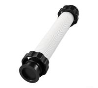 HanOaki Manguera de filtro de piscina ABS de 16 pulgadas, tubo de repuesto para sistemas de bomba de arena Intex, equipo de piscina blanco (1 unidad)