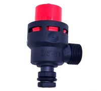 HanOaki Válvula de seguridad de alivio de presión para caldera de gas montada en la pared, compatible con horno calentador Ariston, pieza de repuesto roja y negra