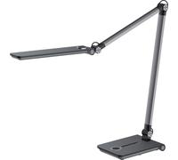 Hansa | Lámpara LED de sobremesa Wave | Intensidad Regulable | con pie | Gris | 450 LM