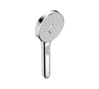 Hansa Activejet - Cabezal de ducha 120, 3 chorros, gris claro/cromo 84330100