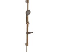 Hansa Aurelia - Conjunto de cabezal de ducha, barra y manguera, 3 chorros, bronce cepillado 4715013081