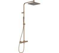 Hansa Aurelia - Conjunto de ducha con termostato, 25x25 cm, bronce cepillado 4719911381