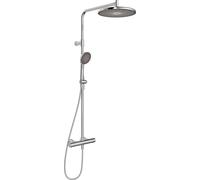Hansa Aurelia - Conjunto de ducha con termostato, diámetro 30 cm, 3 chorros, cromo 47199103