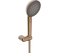 Hansa Aurelia - Juego de cabezal de ducha, soporte y manguera, 3 chorros, bronce cepillado 4717012081