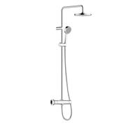 Hansa Basic - Conjunto de ducha con termostato, 1 chorro, cromo 55350110