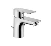 Hansa Basic - Grifo de lavabo, con desagüe, cromo 55402203